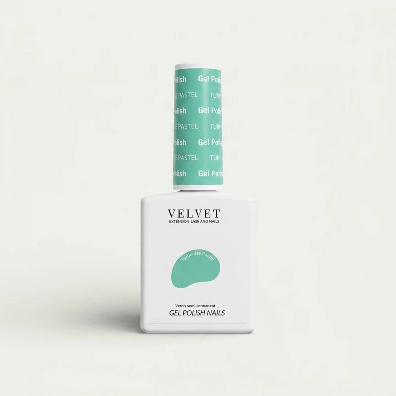 Vernis semi-permanent Turquoise pastel