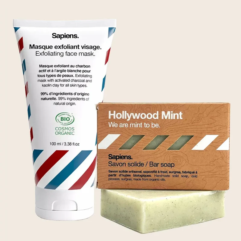 Masque Exfoliant Visage + Savon Hollywood Mint