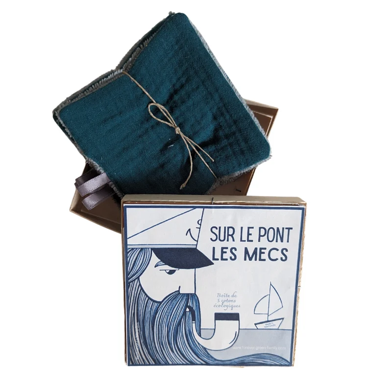 Lingettes nettoyantes visage - Sur le pont les mecs !