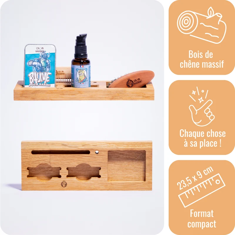 Socle de rangement pour barbus