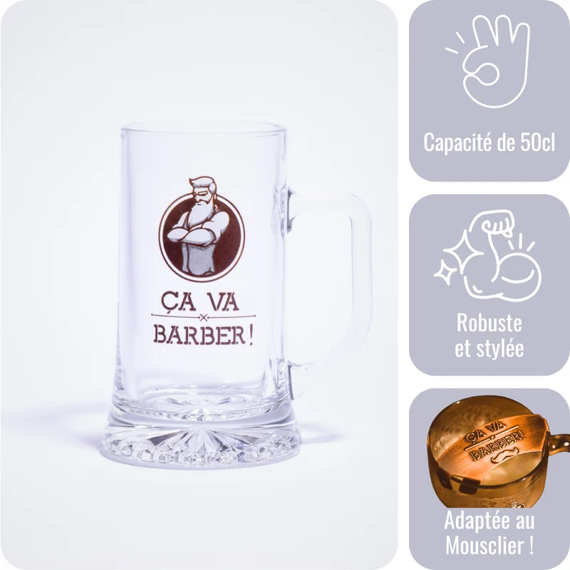 Chope à bière 50 cl