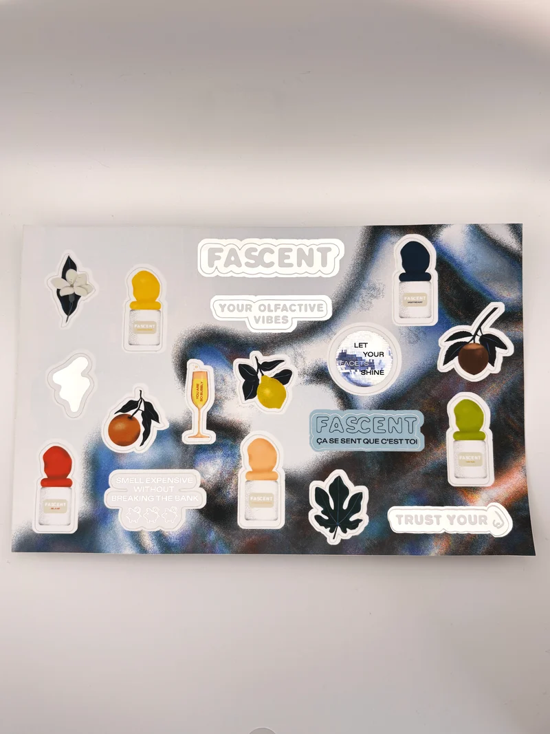 PLANCHE DE STICKERS FESTIFS