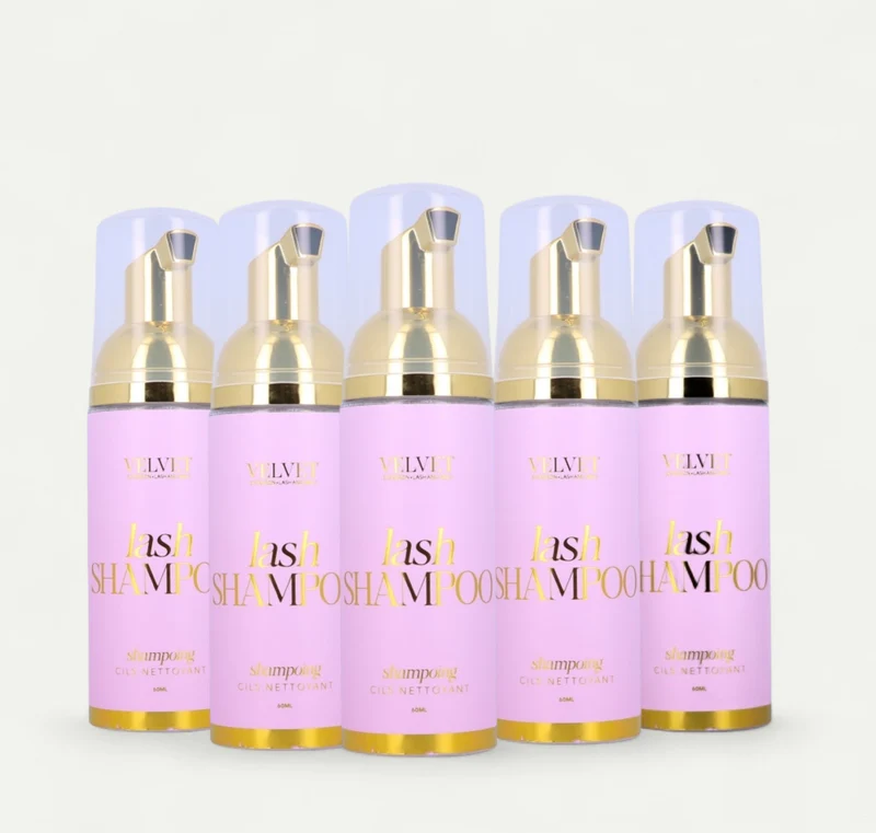 Lot de 5 Shampoing cils Mousse revente 60ml (Bundle)