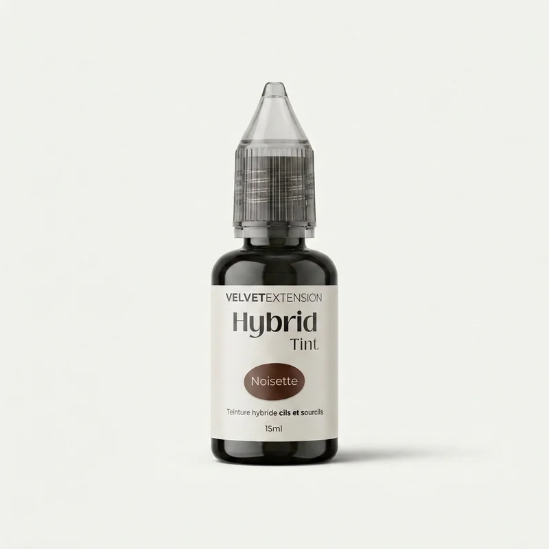 Hybrid Tint Noisette – Teinture cils & sourcils brun clair rosé-taupe