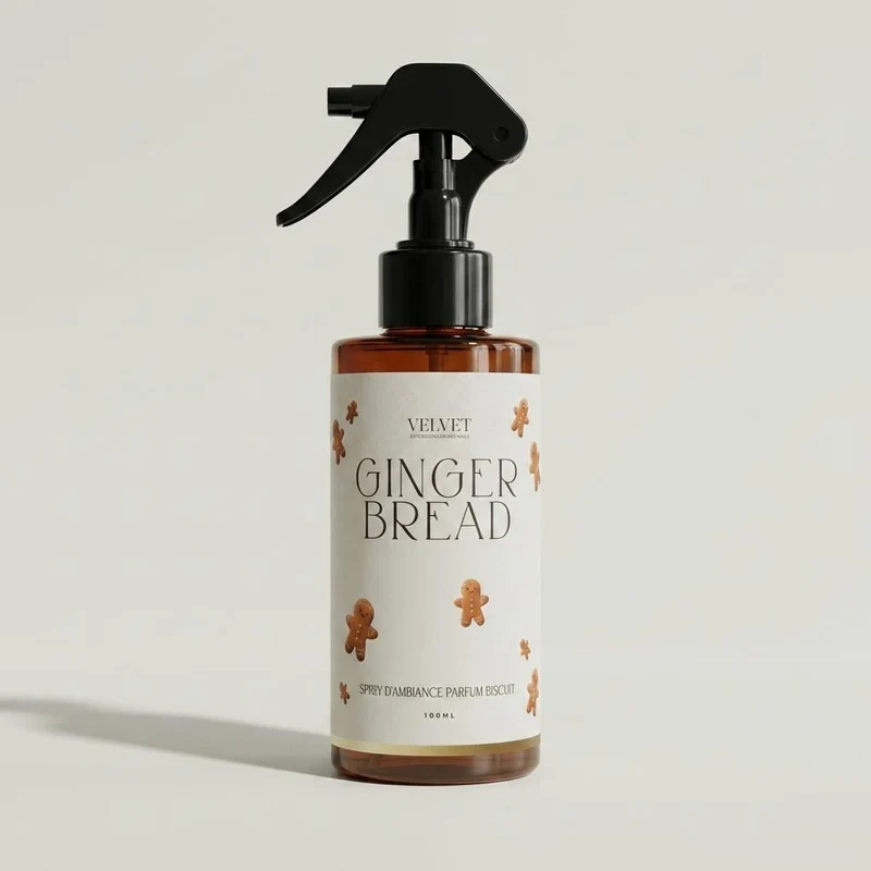 Spray d’ambiance Ginger Bread – Brume parfumée gourmande biscuit & madeleine