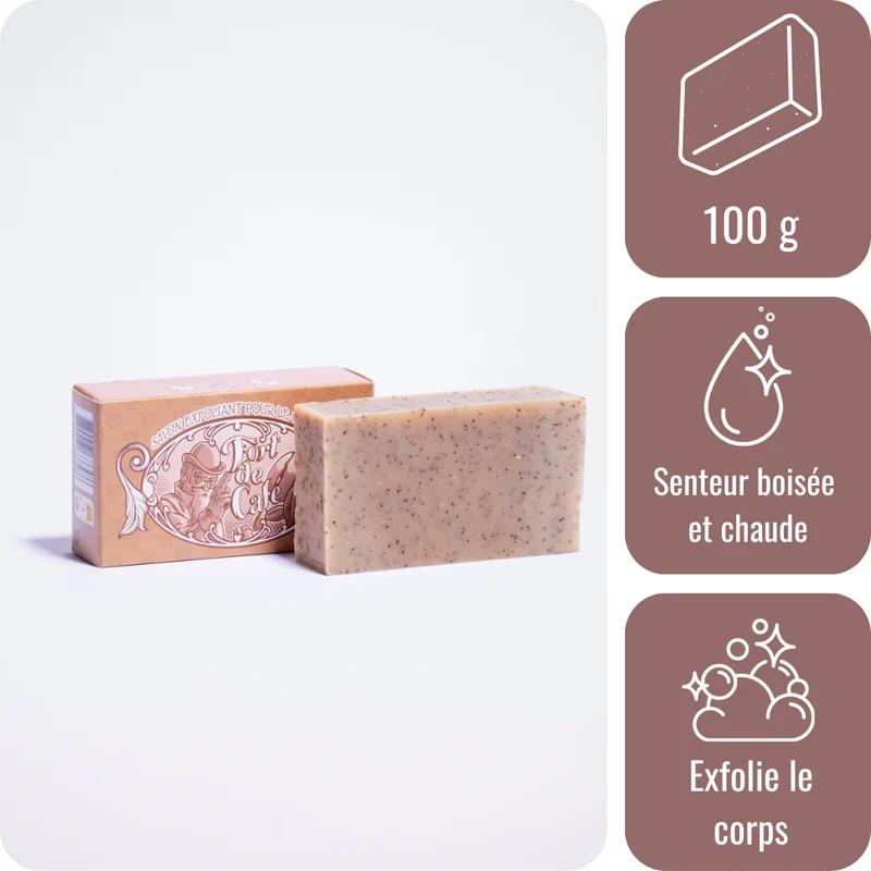 Savon corps exfoliant - Fort de café