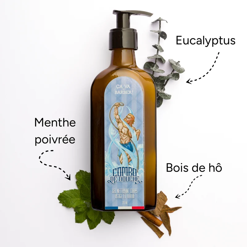 Combo de douche "à la Ragnarök" - Nettoyant barbe/visage/corps