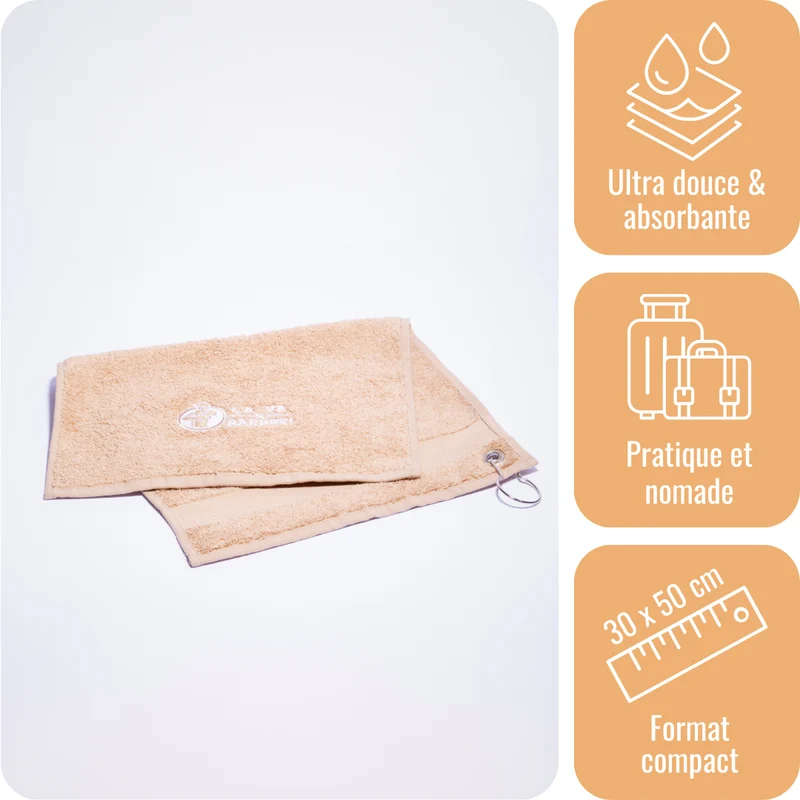 Serviette visage douce 100% coton - 30 x 50 cm