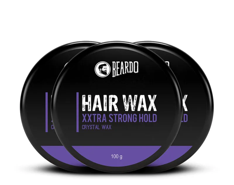 Hair Wax XXTRA STRONGHOLD Crystal Wax (Pack of 3)