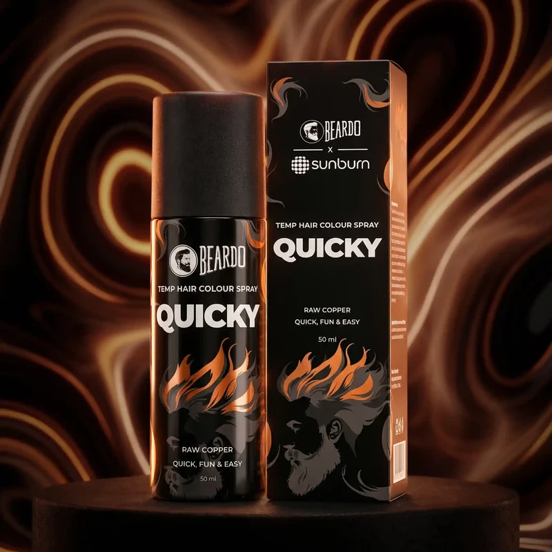 Quicky Temp Hair Color Spray Raw Copper (50ml)