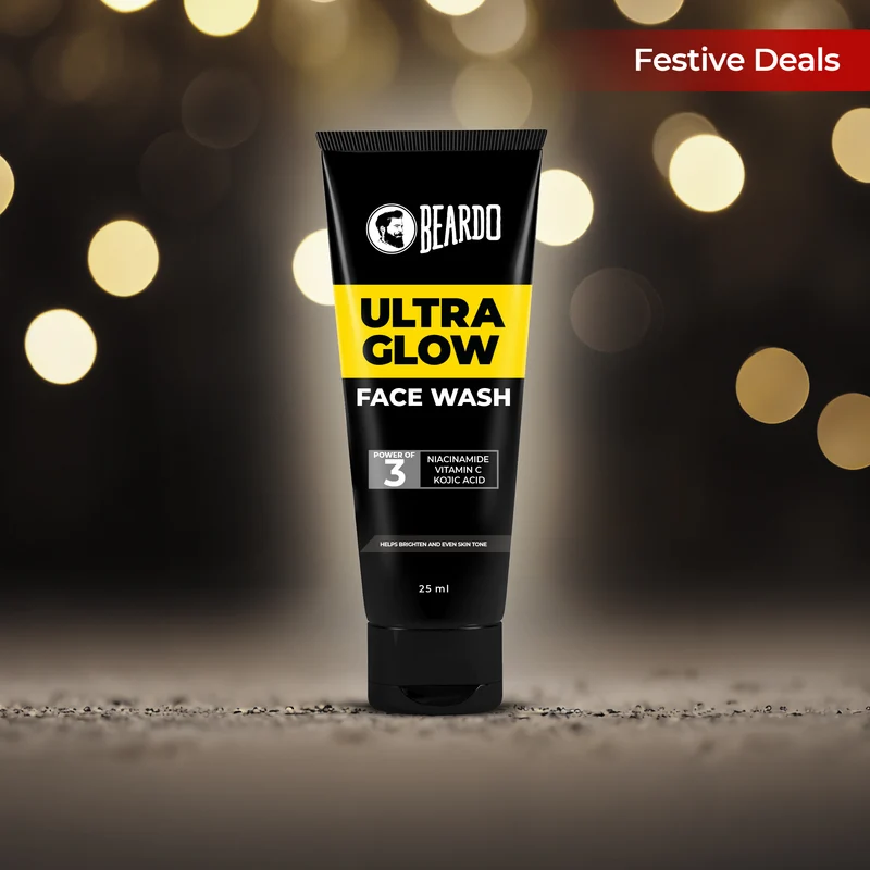 Ultra Glow Facewash For Men (25g)