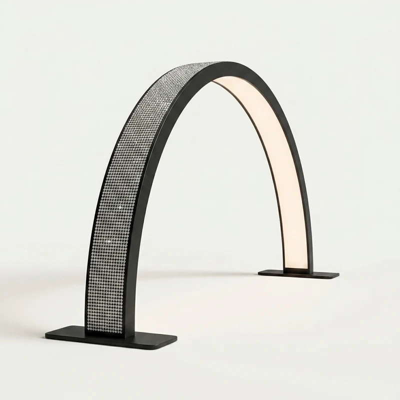 LAMPE DE TABLE BLACK GLITTER
