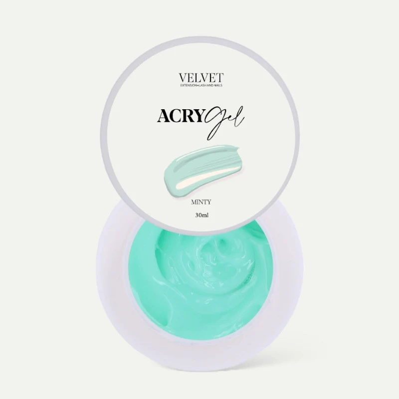 AcryGel Minty en Pot - Résistant et Facile à Travailler