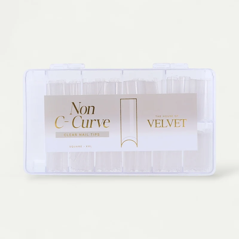 Capsules ongles Square "Non C curve clear" x 480