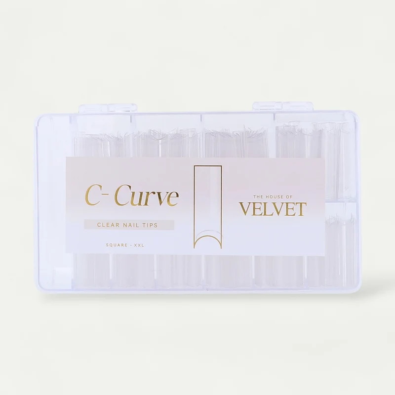 Capsules ongles Square "C curve clear" x 480