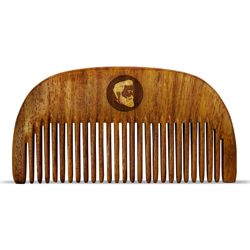 Compact Sheesham Beard Comb