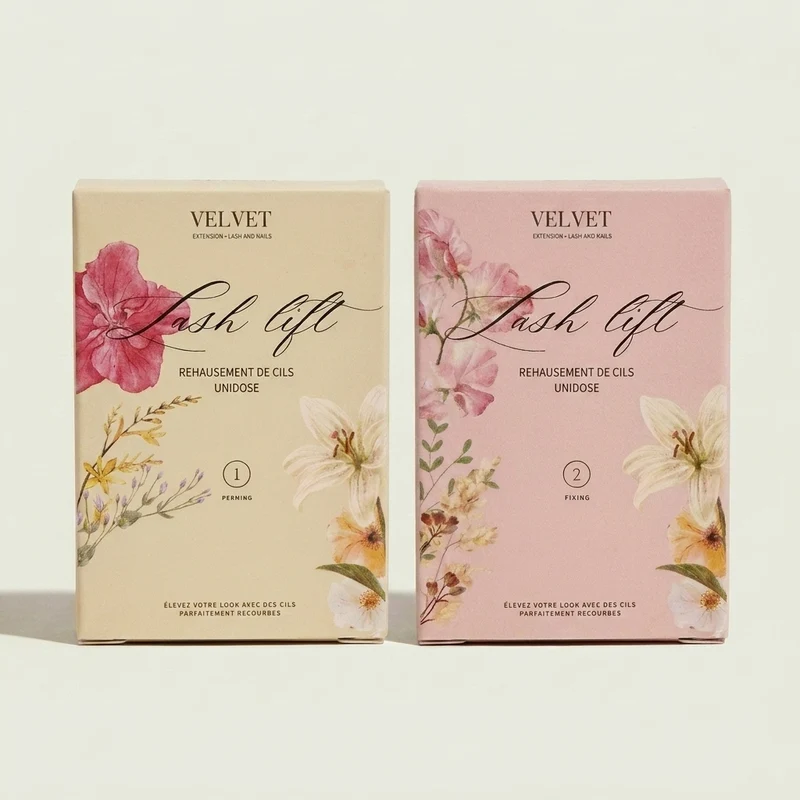 Lot de 10 unidoses rehaussement de cils – Lotion 1 ou Lotion 2
