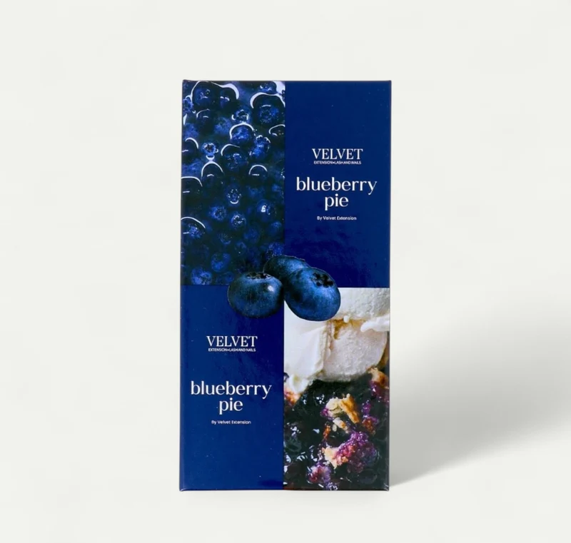 Classic Blueberry Pie – Extensions de cils violets – Cil à cil couleur