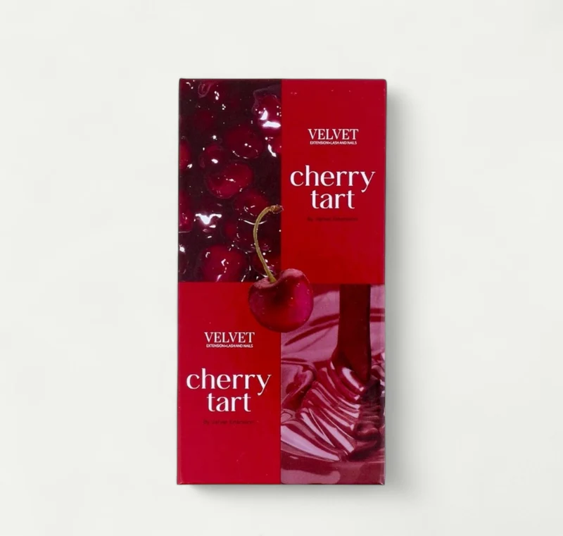Classic Cherry Tart – Extensions de cils rouges cerise – Cil à cil couleur
