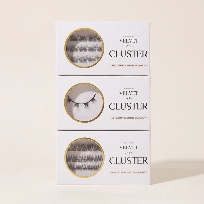Coffret Cluster - Cils cluster précollés