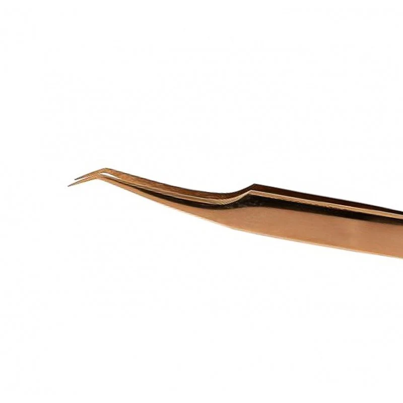 Pince semi courbée rose gold
