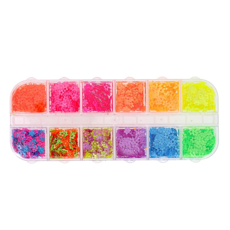 Glitter Box Flower Fluo