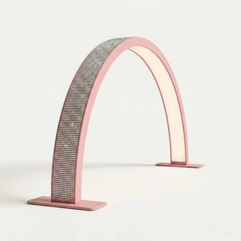 LAMPE DE TABLE PINK GLITTER