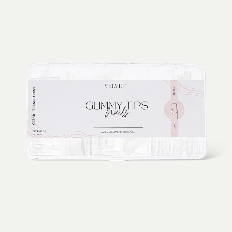 Gummy tips long Square