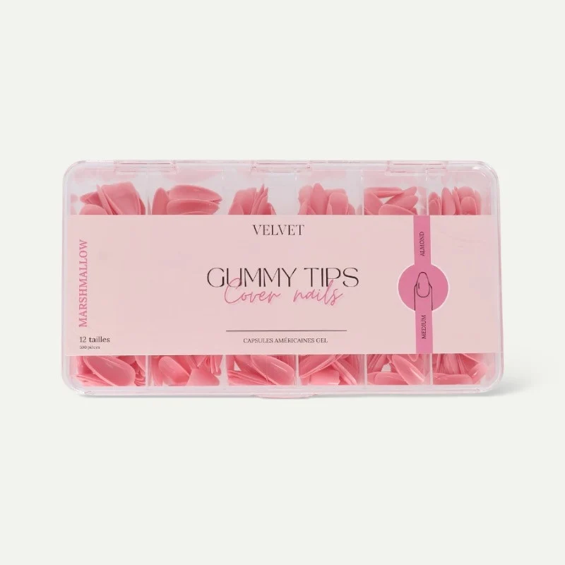 Gummy tips Marshmallow "Medium almond"