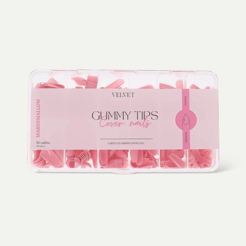 Gummy tips Marshmallow "Medium Coffin"