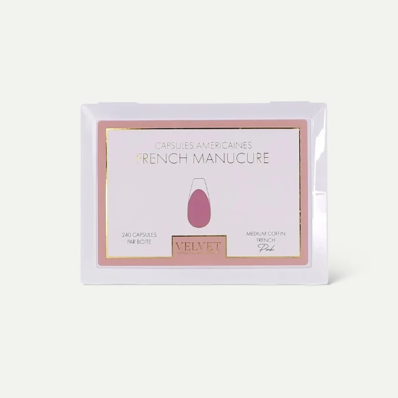 Gummy Medium Coffin french pink