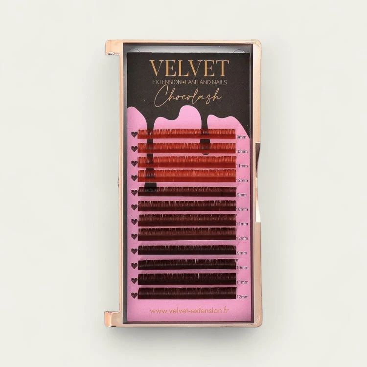 Chocolash – Extensions de cils marron chocolat (3 nuances)