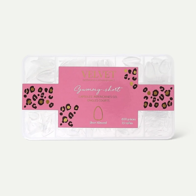 Gummy tips short "Almond"