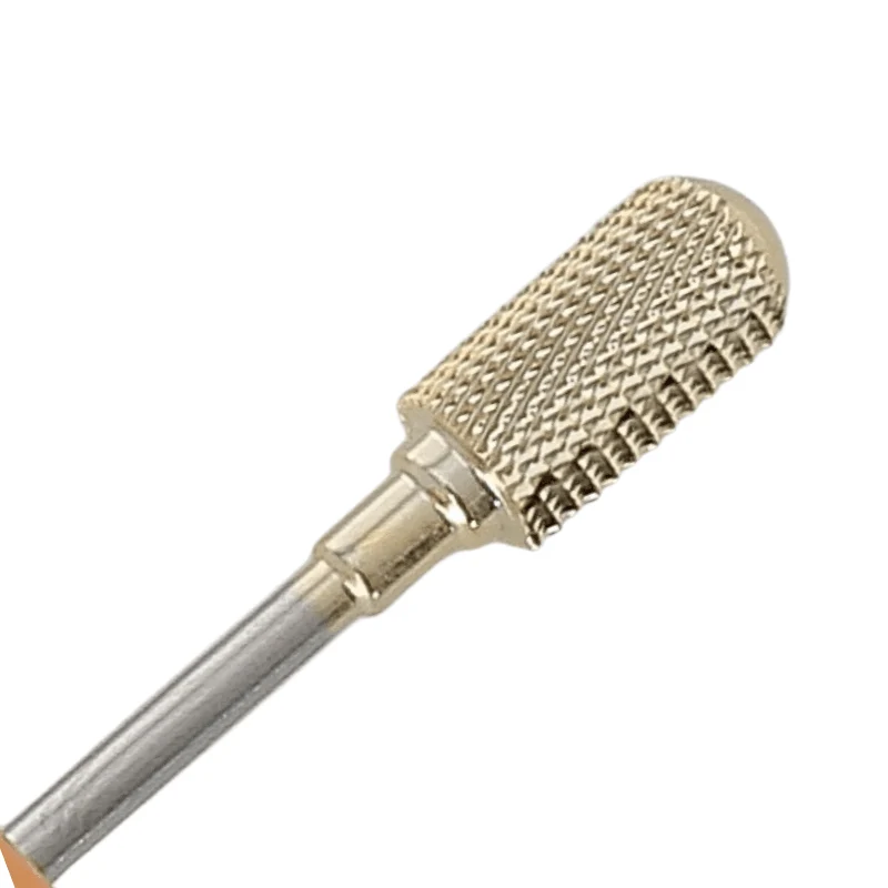 Embout ongles "Cylindre carbure doré" (Trés doux)