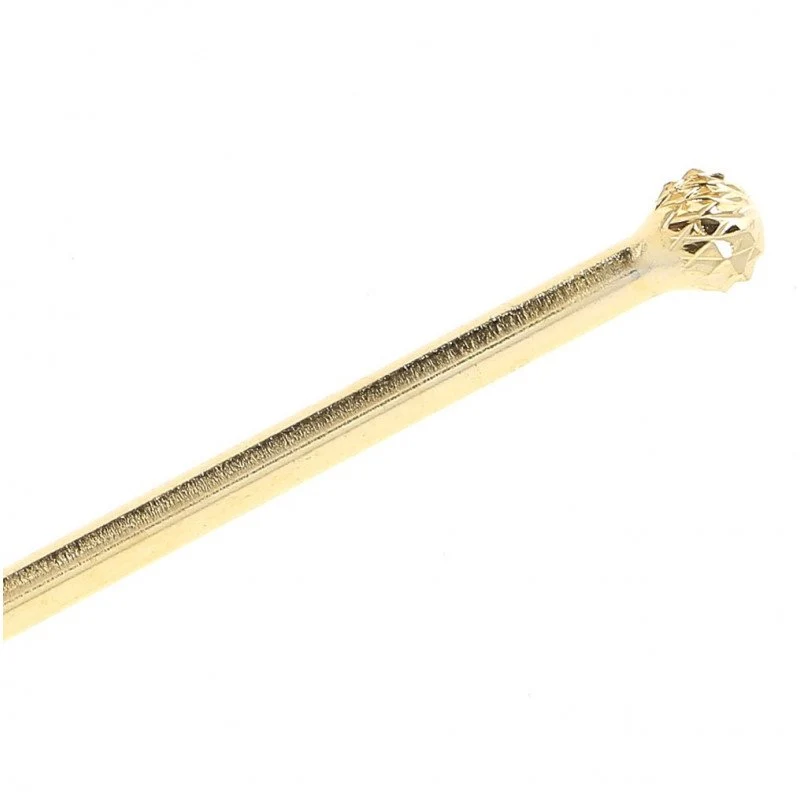 Embout ongles boule carbure doré (dur)(4.2x4)