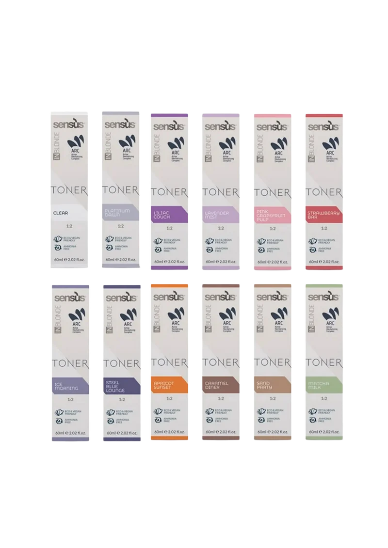Sensus InBlonde – Toners Pigmentaires Professionnels