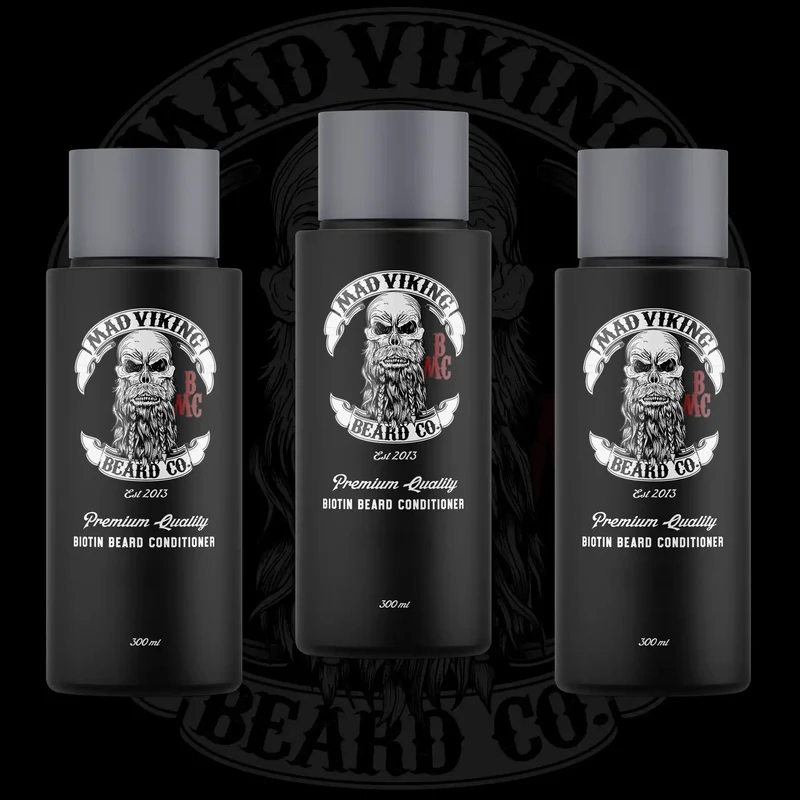 MAD VIKING BIOTIN BEARD CONDITIONER 3 PACK