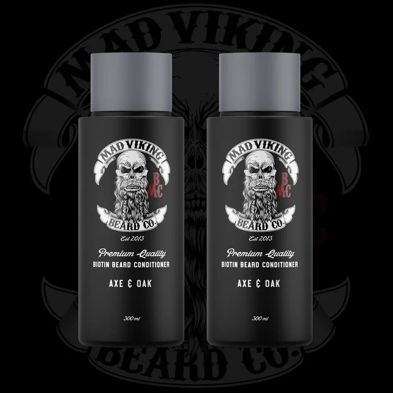 MAD VIKING BIOTIN BEARD CONDITIONER 2 PACK