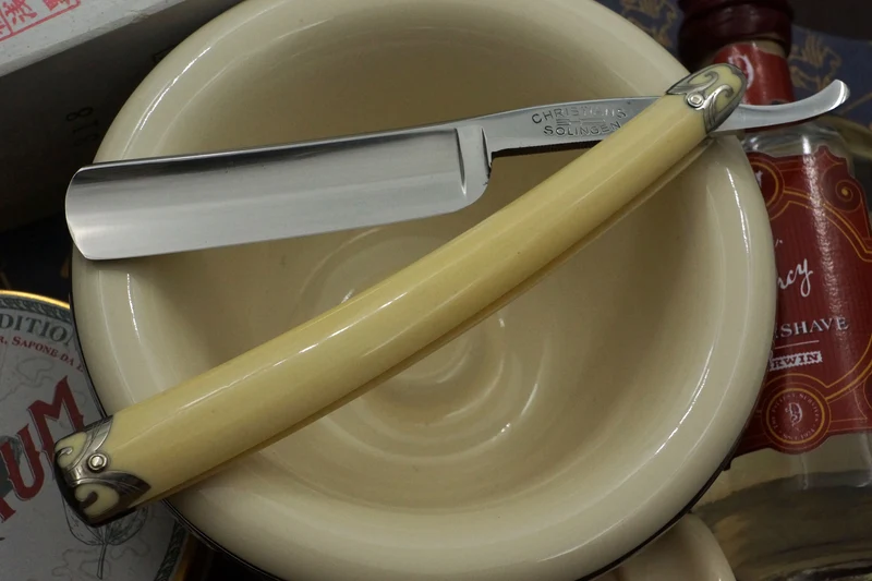 Christians 11/16 Full Hollow Blade - Near Mint Vintage Solingen Straight Razor - Shave Ready