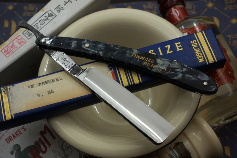 Beau Brummell No.35 11/16" Unused Near Pristine Vintage Solingen Straight Razor - Shave Ready