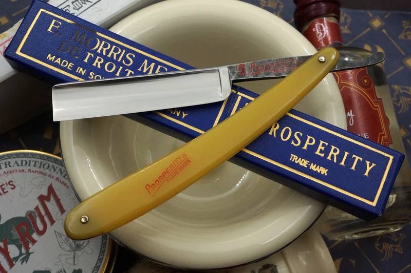 Morris Prosperity No. 450 - Stunning Unused 9/16 Full Hollow Blade - Vintage Solingen Straight Razor - Shave Ready