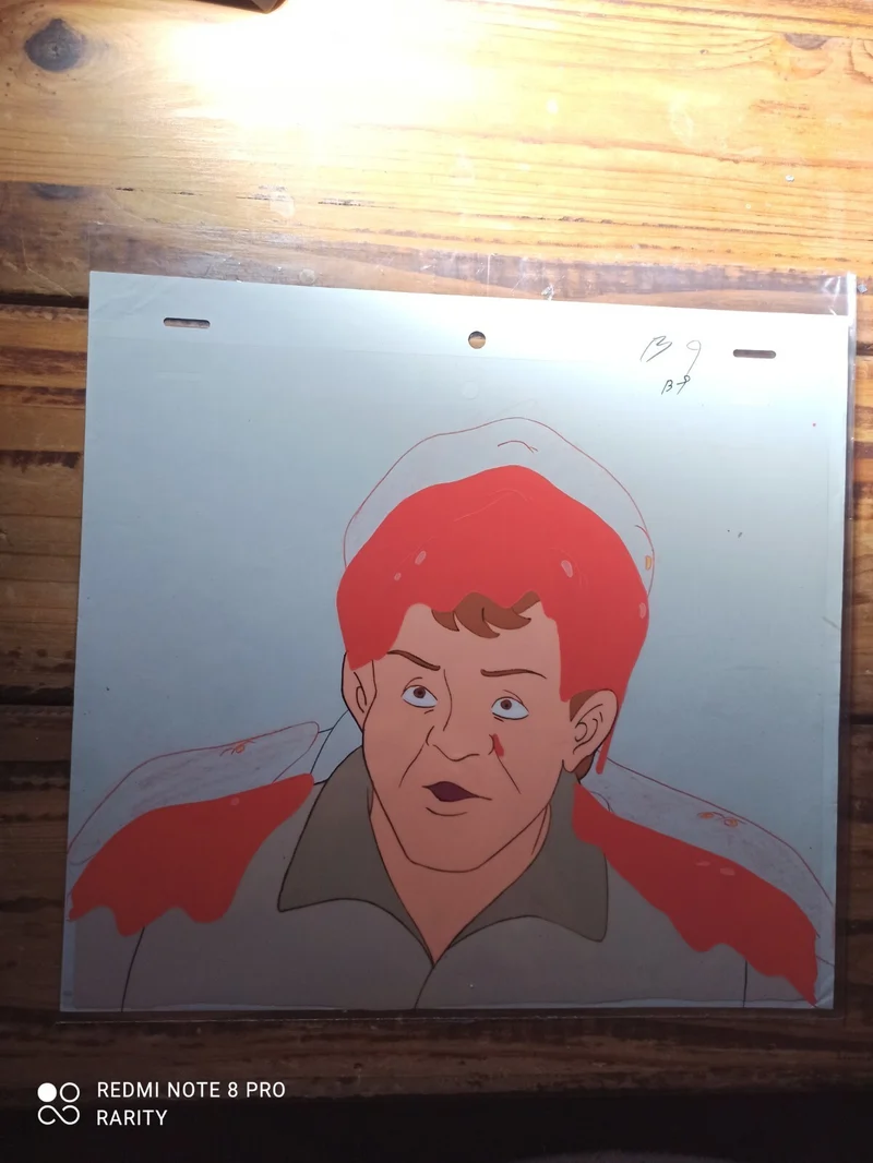Celluloïd d?animation Ghostbusters vintage, dessin original SOS Fantômes rare