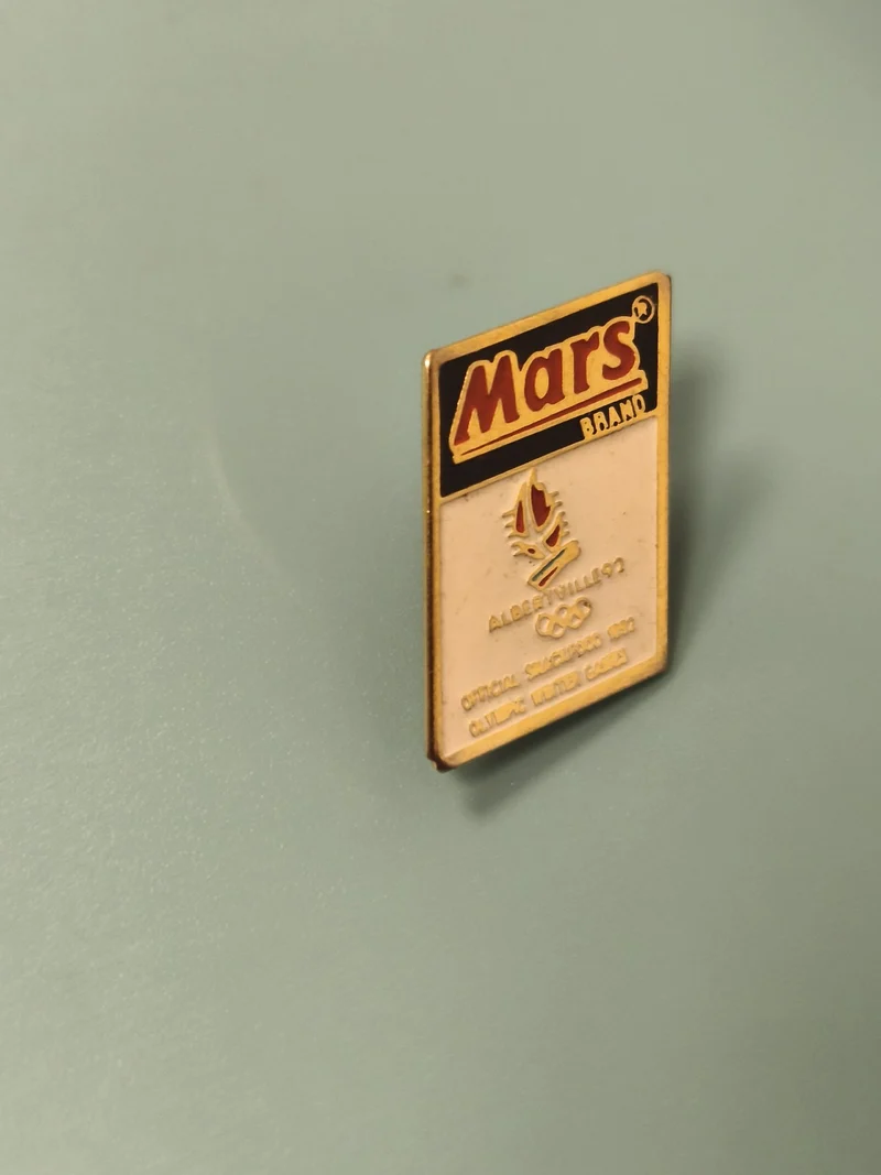 Pin's vintage Mars Albertville 1992 Jeux Olympiques collection rétro