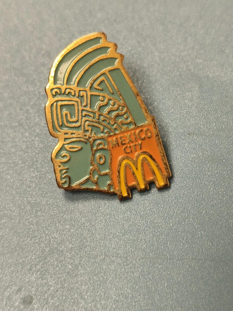 Vintage pin's McDonald's Mexico City motif aztèque ancien collector ref 11