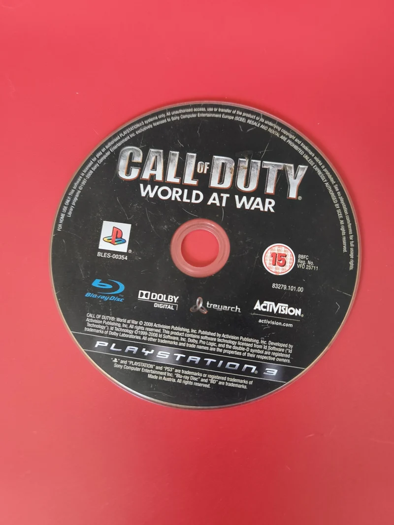 CD jeu PS3 Call of Duty ? Disque seul compatible Playstation 3