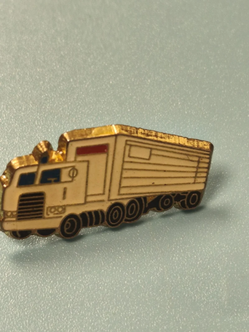 Vintage pin's camion ancien ? badge collection transport routier rétro