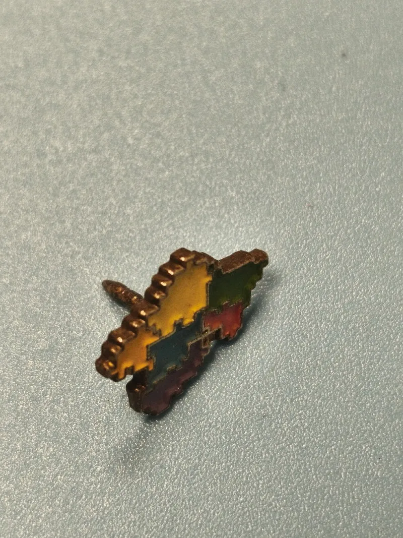 Vintage pin's région PACA multicolore ancien collection France (Ref 17)