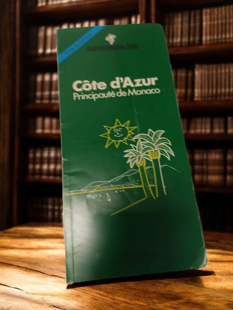 Carte routière Michelin Côte d?Azur Monaco vintage rétro ancien décor