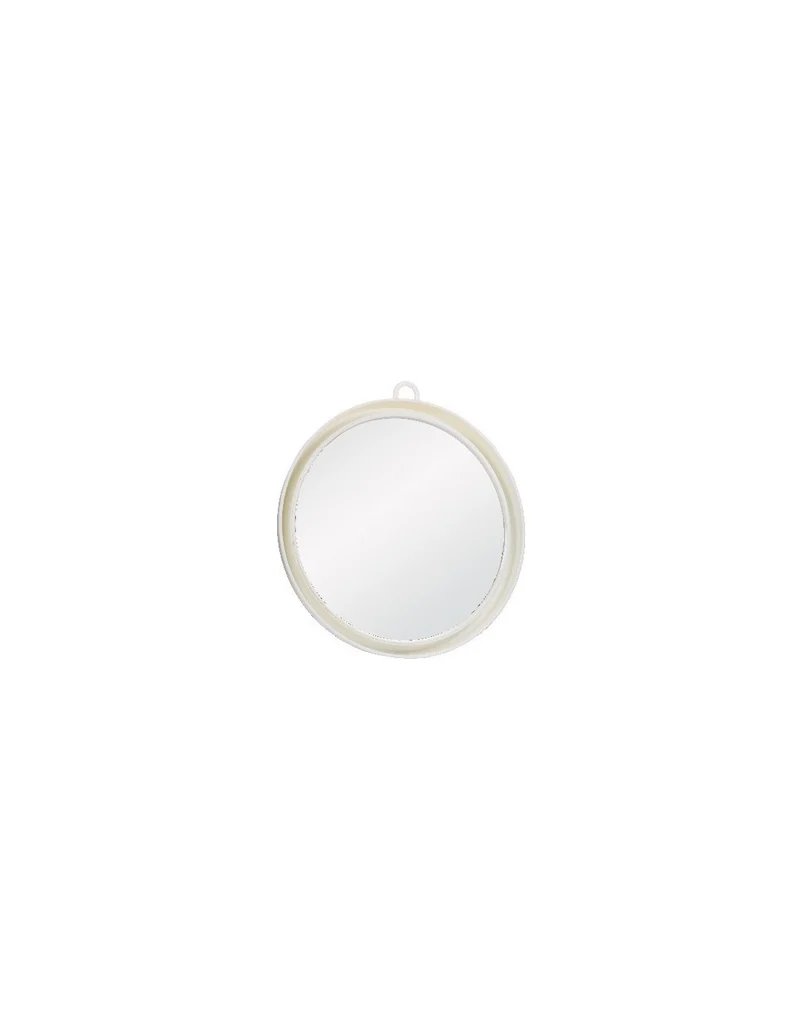 Miroir Suny Blanc Avec Poignée et Support Mural