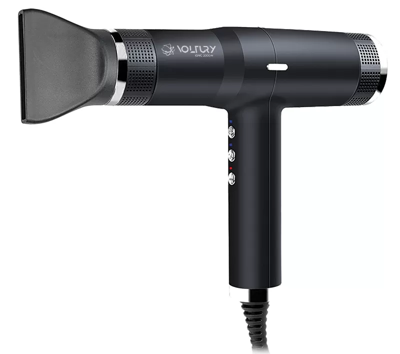 Sechoir VOLTURY-3 IONIC NOIR (2000W) - Promex